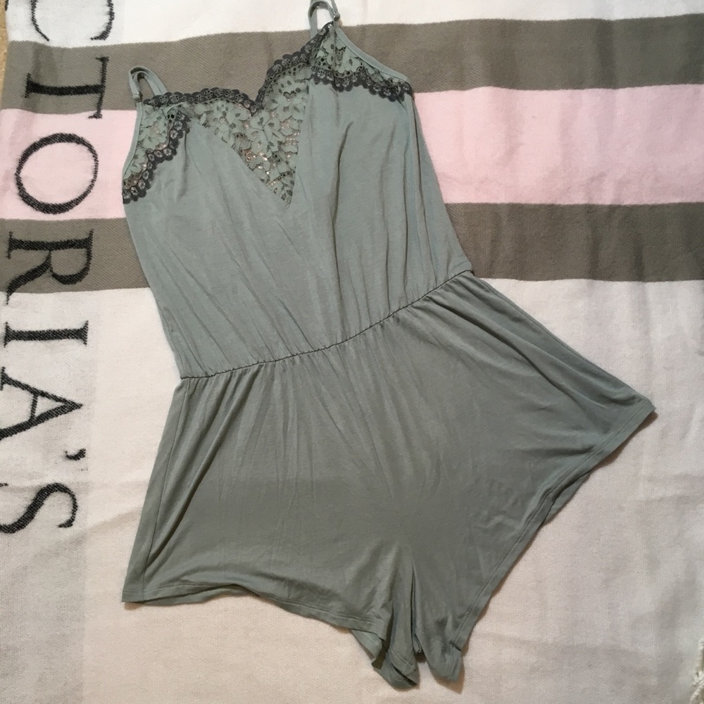 VS Crochet Lace Sleeping Romper - Picture 2 of 3
